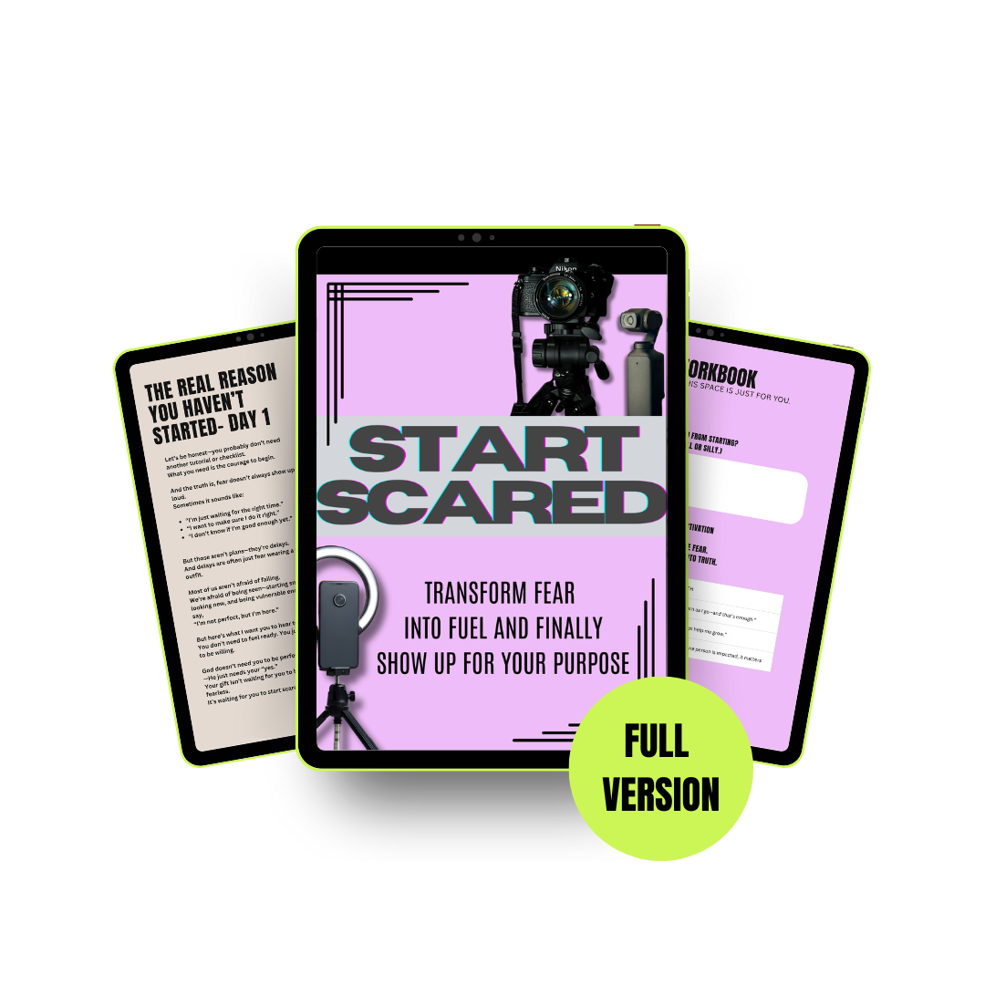 "START SCARED" Full Ebook/Workbook