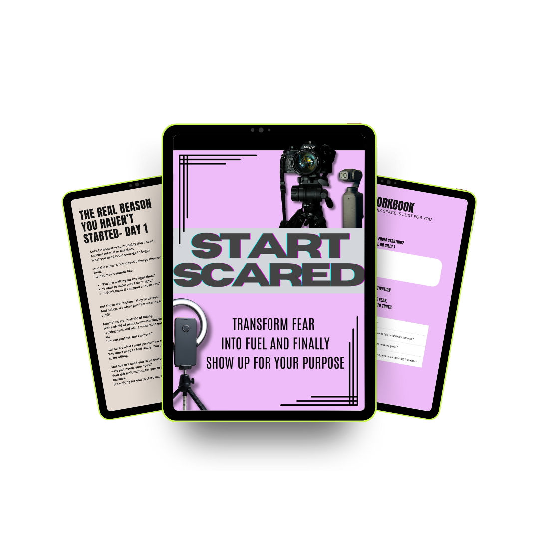"START SCARED" Mini EBOOK & Workbook